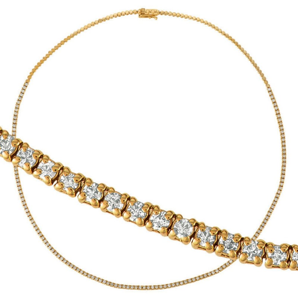 2.00 Carat Natural Diamond Necklace G SI 14K